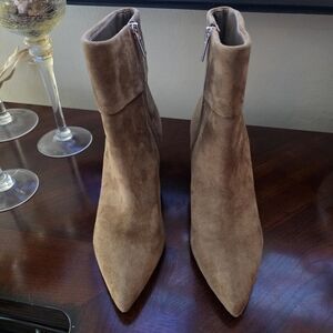Calvin Klein rown Suede Ankle Boots